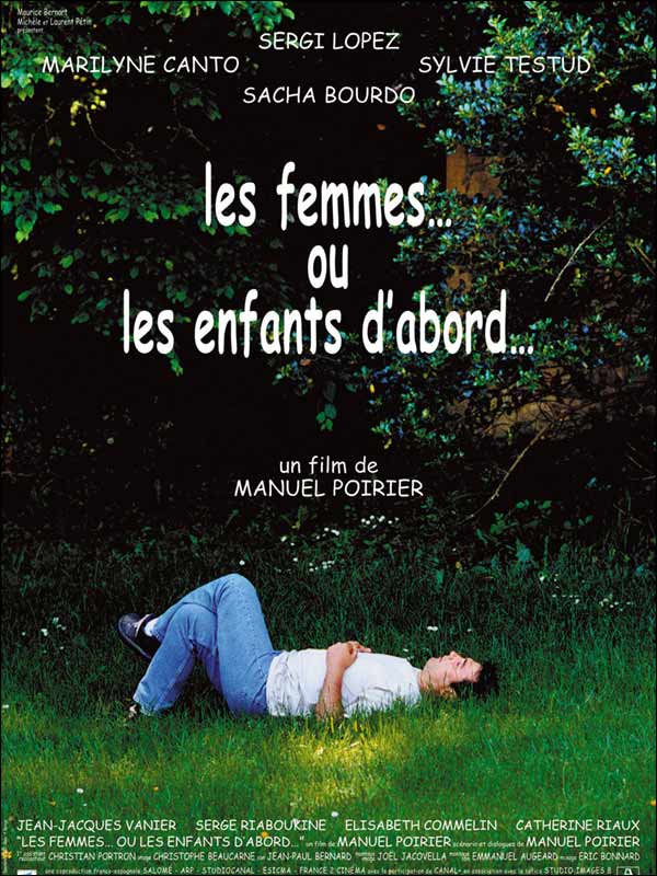 affiche du film Les femmes… ou les enfants d'abord…, de Manuel Poirier