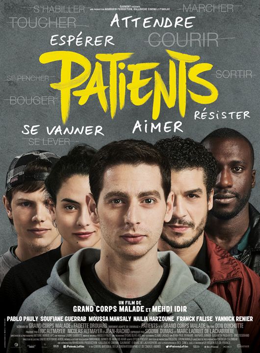 affiche du film Patients, de Grand Corps Malade & Mehdi Idir